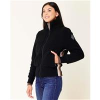 Krimson Klover Women's Stevie Berber Fleece Jacket - Black / Hazel (219)