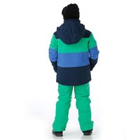 Burton Boys' Symbol 2L Jacket - Dress Blue / Galaxy Green / Amparo Blue