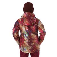 The North Face Girls’ Freedom Insulated Jacket - Boysenberry Paint Lightening Small Print