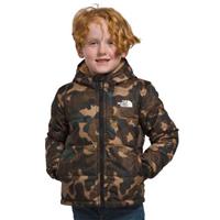 The North Face Kids’ Reversible Mt Chimbo Full-Zip Hooded Jacket - Utility Brown Camo Texture Small Print